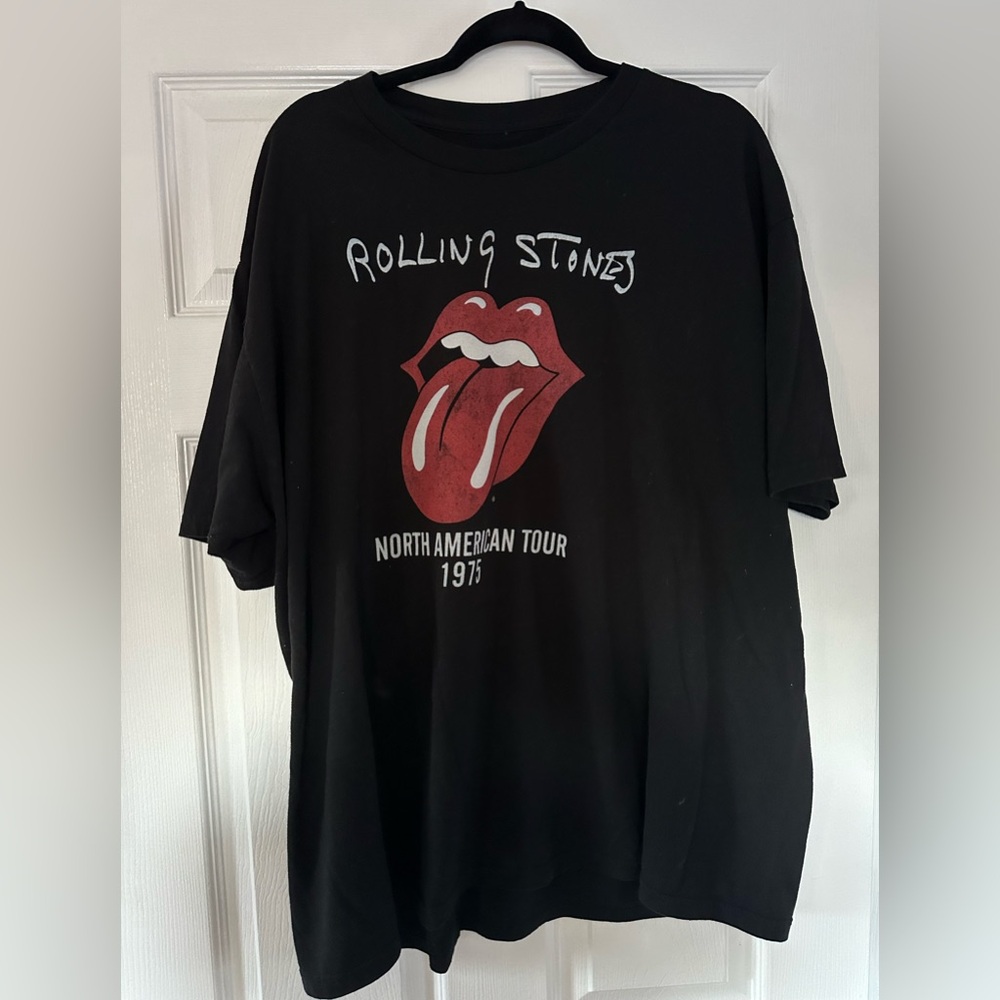 2X Black Graphic Tee Rolling Stones - Picture 2 of 3
